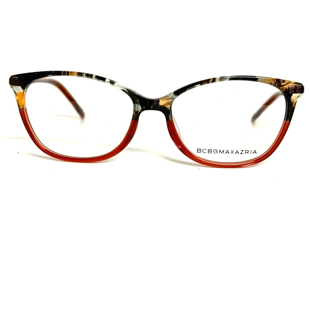 BCBGMAXAZRIA Rowan‎ Eyeglasses Brown Terracotta Fade Frames 54-16-135 CV